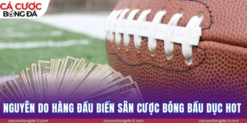 Nguyên do hàng đầu biến sân cược bóng bầu dục hot