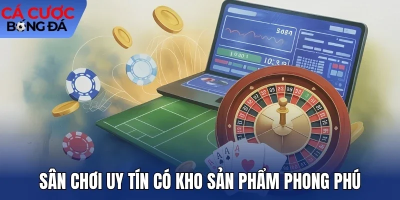 Sân chơi uy tín có kho sản phẩm phong phú