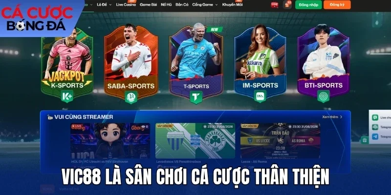 Vic88 là sân chơi cá cược thân thiện